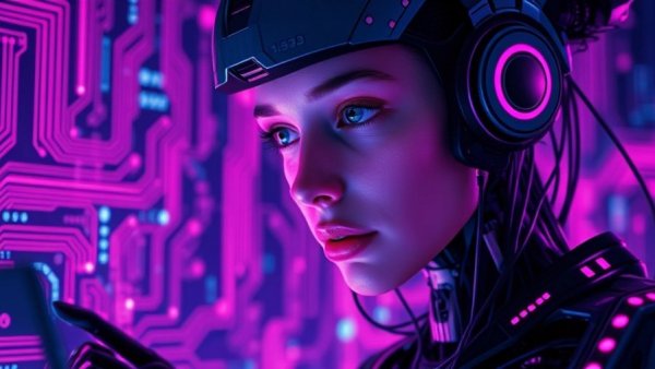 AI agent focuses on online activity with digital circuits