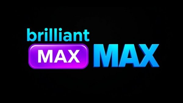 Logo for Managed Smart Home Automation Subscription Service, featuring 'brilliant' and 'MAX'.