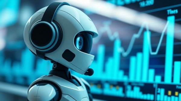 AI Safety in Business concept illustration with a cute robot.