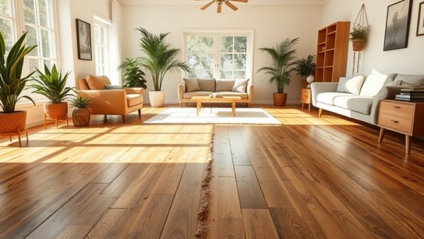 Comparison of worn vs polished flooring highlighting hidden costs.