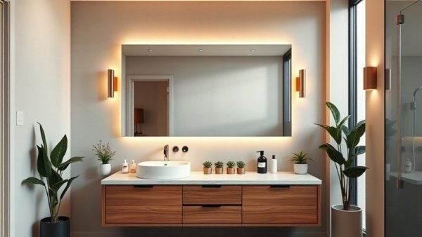 Modern bathroom lighting tips for a serene ambiance