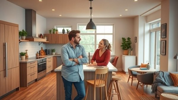 Modern kitchen scene for Black Friday home improvement deals