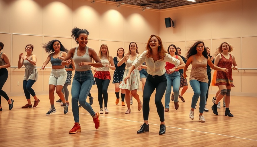Annie rehearsal highlights with energetic dance scene