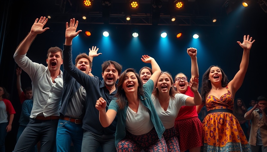 Performers at Timber Lake Playhouse 2025 season vibrant stage show.
