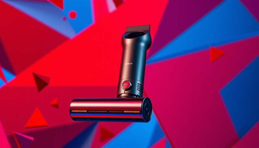 Dyson PencilVac cordless vacuum head with abstract design