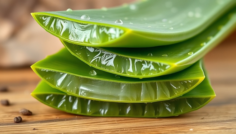 Close-up of aloe vera leaves, showcasing benefits for sunburn treatment.