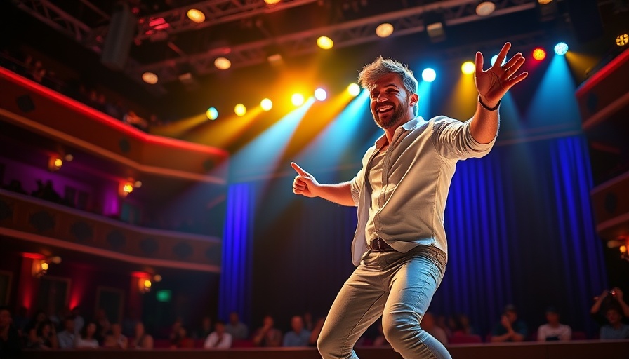 Love and Money in Theatre: Energetic performer dancing on stage