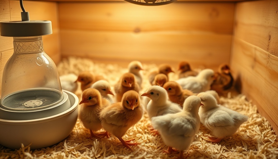 Cozy indoor chicken brooder setup with chicks for healthy living.