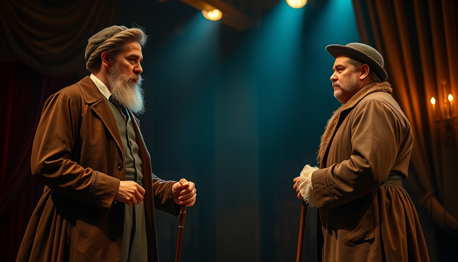 Themes of Love and Identity in 'As You Like It': Vintage theater scene.
