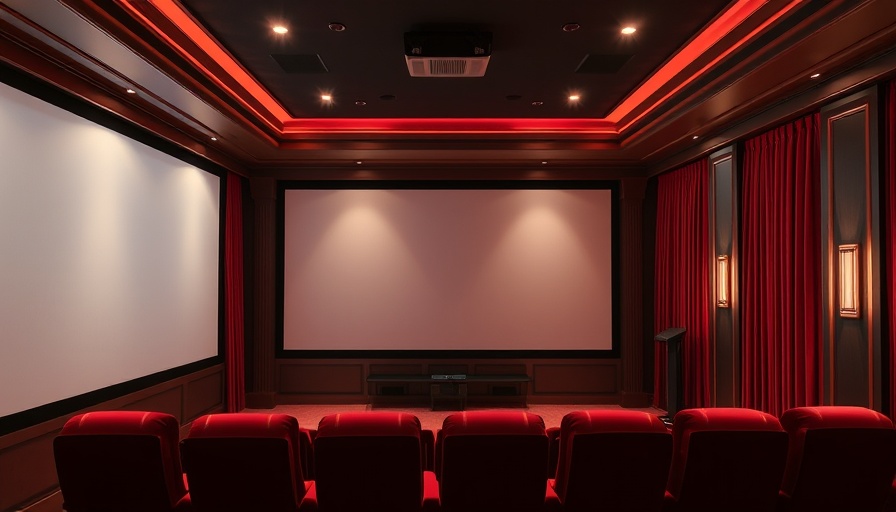 Luxurious million dollar home theater with elegant design