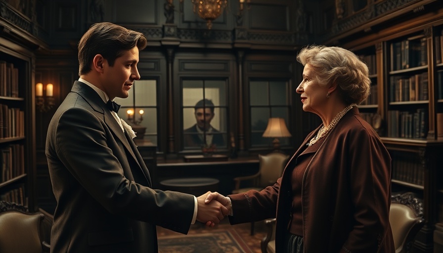 Jack Trotter's transformation during The Gilded Age handshake.