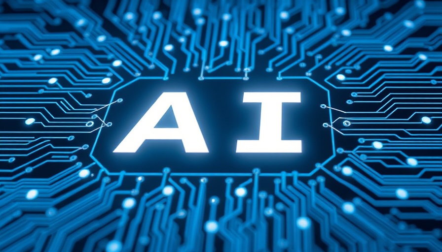 Futuristic AI illustration with circuits, representing a multi-model server for enterprise AI.