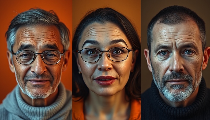Three distinct portraits highlighting diverse expressions for Let's Love!