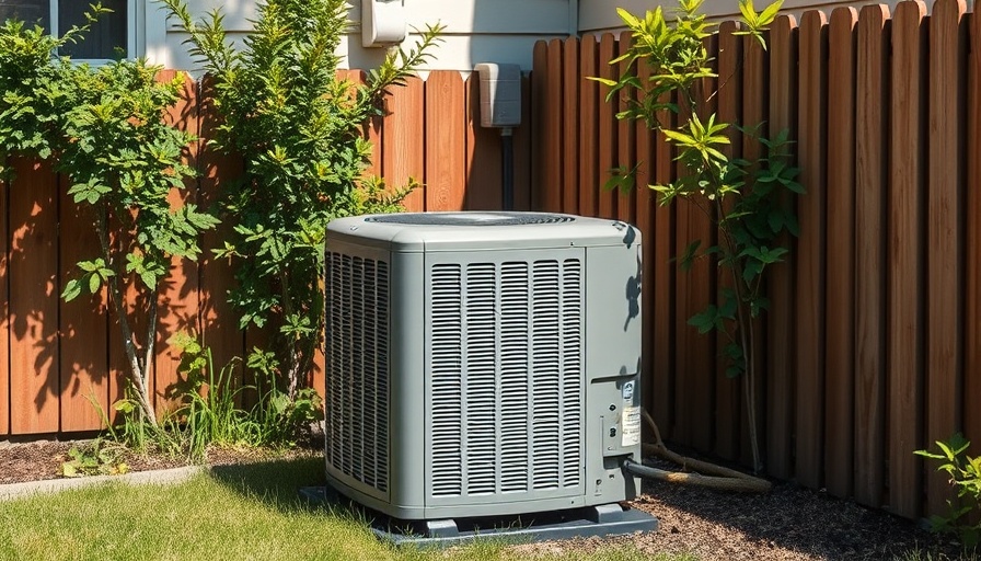 Modern air conditioner beside a house, highlighting AC issues.