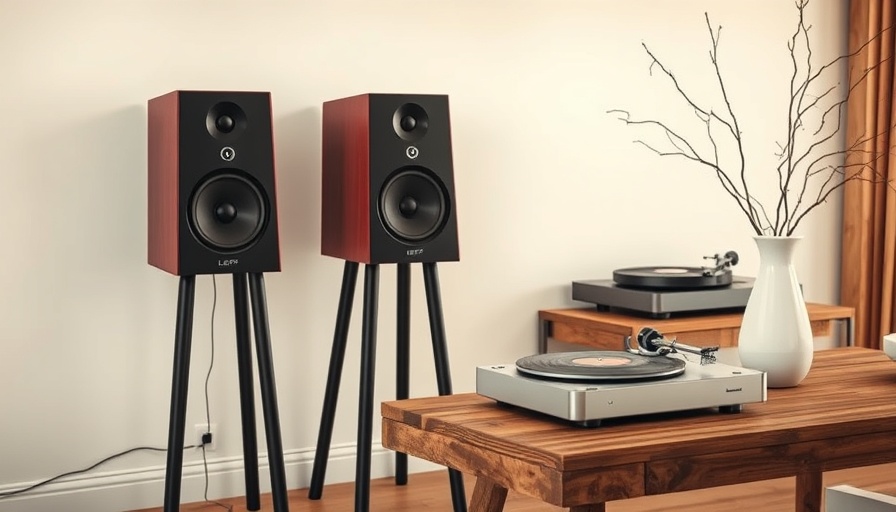 KEF LS50 Collection new finishes in stylish audio setup.