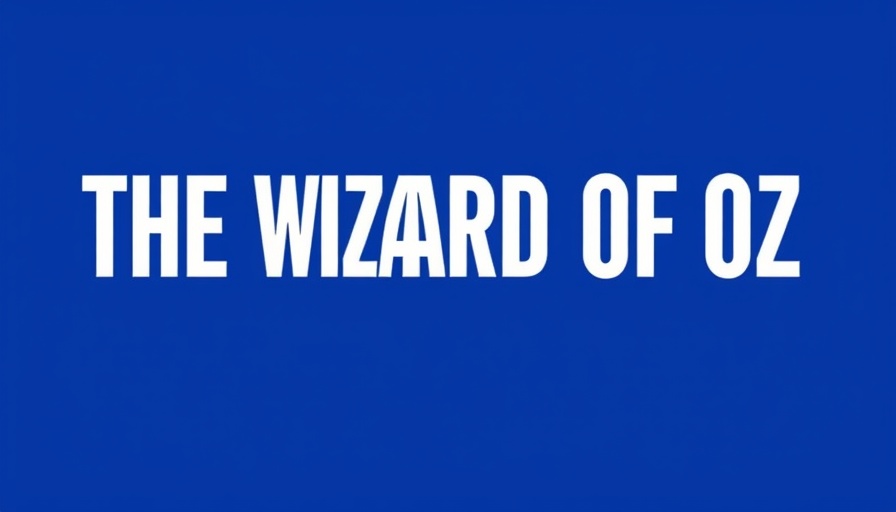 Jeopardy category 'The Wizard of Oz' title screen in bold colors.