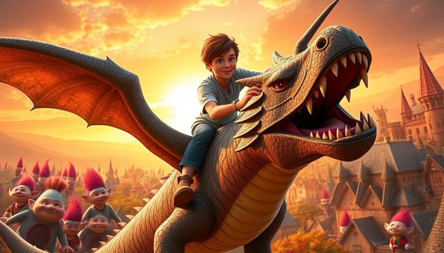 Fantasy characters in Broadway adaptations concept image.