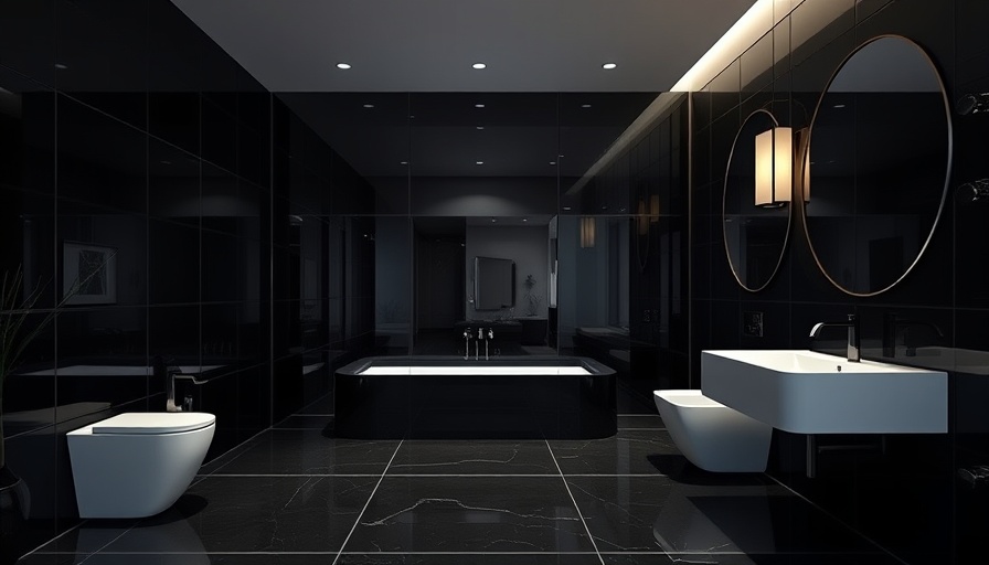Modern bathroom with large format tiles, best manufacturer of large format tile 2025 ambiance.