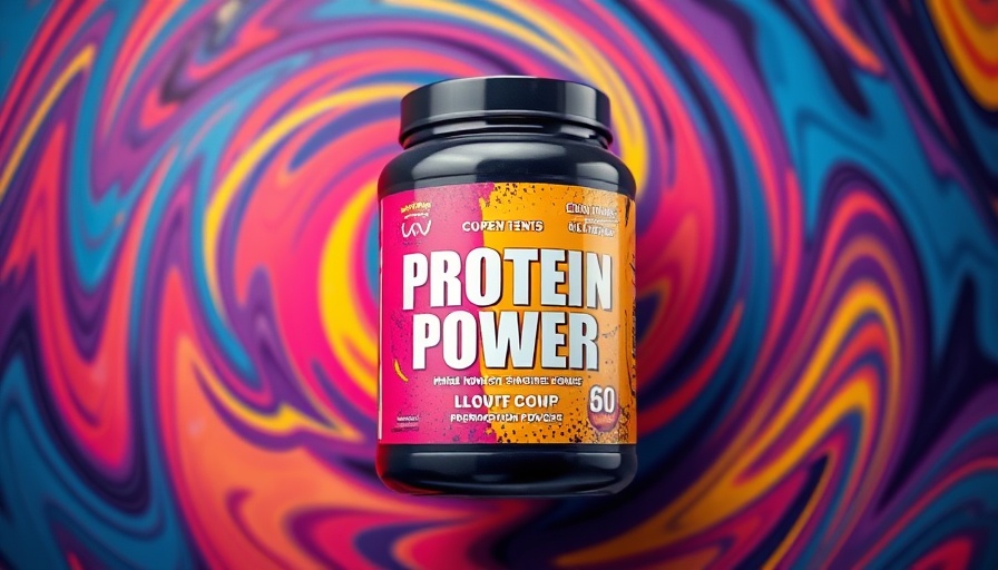 Best protein powders 2025: Vibrant container with colorful background.