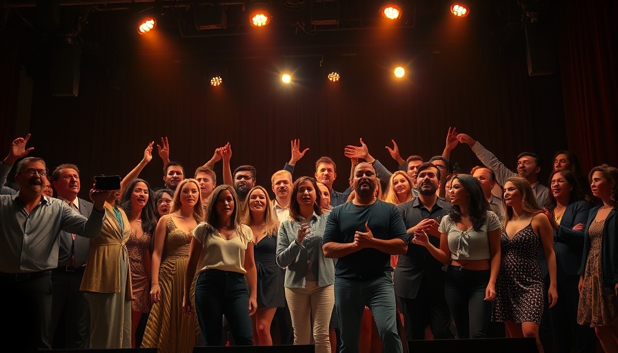 Kurt Elling Road to Hell Performance in dramatic theater scene.
