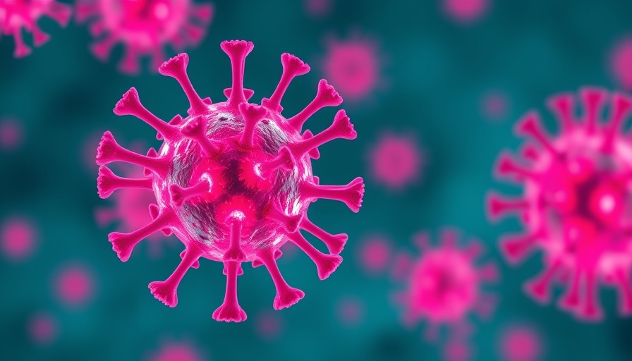 Microscopic avian influenza virus particles highlighting health security risks.