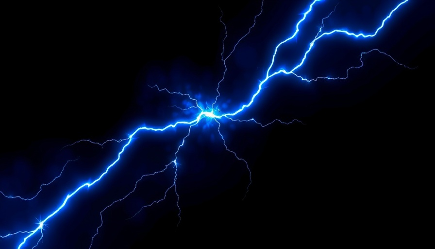 Blue energy burst resembling phantom power HDMI systems