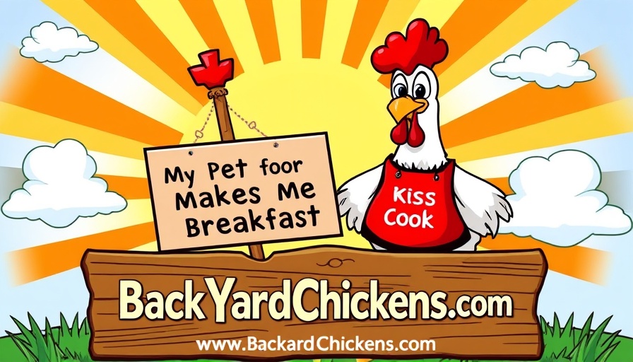 Cartoon chicken humorously cooking with text and sunburst background, unrelated to effective dog training techniques.