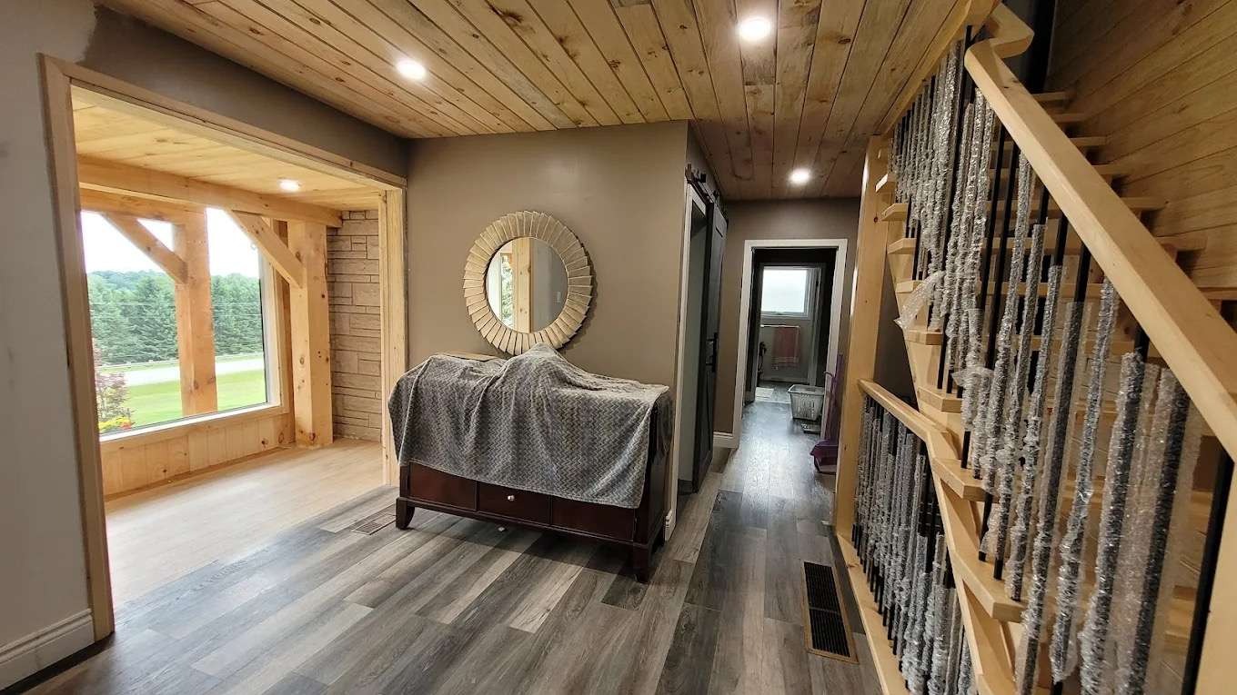 eclectic home upgrade, whimsical, hanging unique art pieces, photorealistic, a lively studio flat with bursts of color, highly detailed, unusual forms and vibrant accents, vivid contrast, rainbow palette, ambient lighting, shot with a 35mm f/1.4 lens.