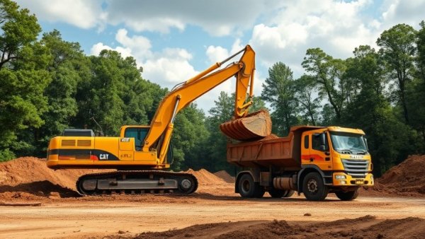 2025-2026 Heavy Equipment Buyer's Guide cover with excavator and truck.