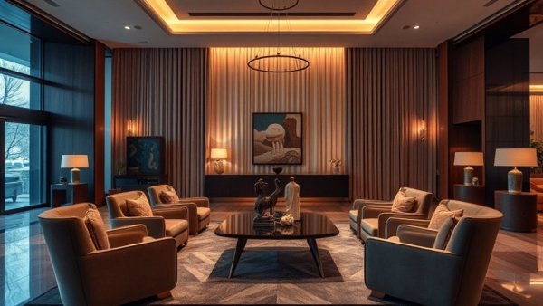 Elegant lobby in one of the top travel destinations of 2025