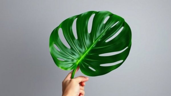 Monstera plant held for 'The New Plant Collector' book cover.