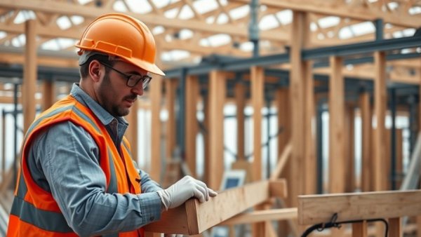 Construction job openings surge visualized by focused workers on site.