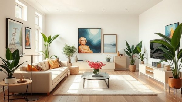 Spacious Montreal apartment renovation with modern decor.