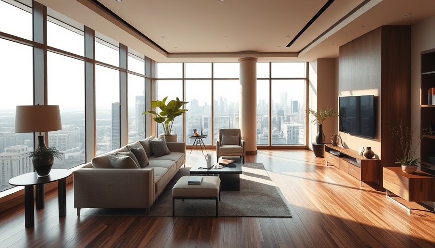 Orior Irish Craft interior in One Domino Square Penthouse, elegant contemporary design.