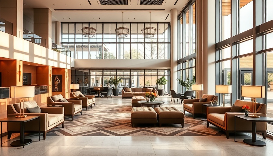 Kimpton Los Monteros Hotel redesign features modern lobby.