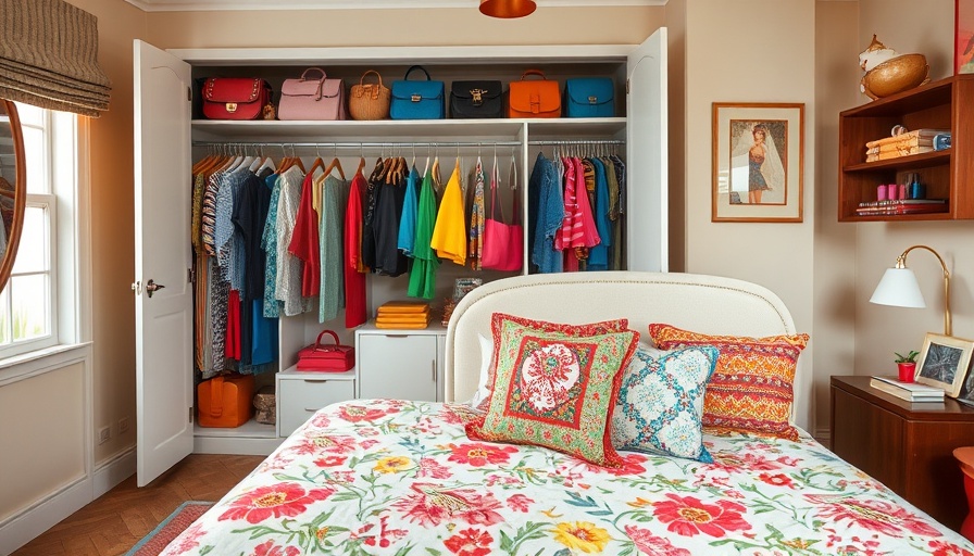 Vibrant bedroom showcasing DIY Storage Hack with colorful decor.