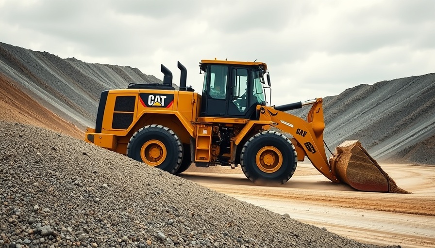 Cat 980 GC wheel loader demonstrating efficiency in gravel quarry