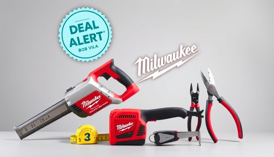 Milwaukee tools sale at Ace Hardware with deal alert badge.