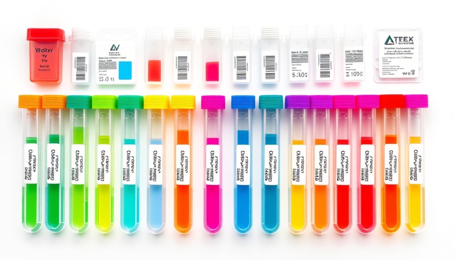 Best water test kits on display with colorful packaging.