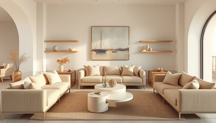 Finca-style coastal retreat in Ibiza living room with elegant decor.