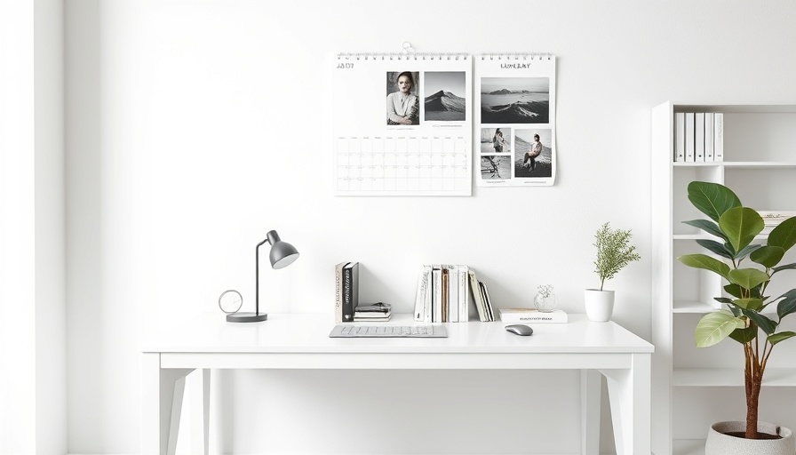 Modern minimalist study desk with exclusive home essentials.