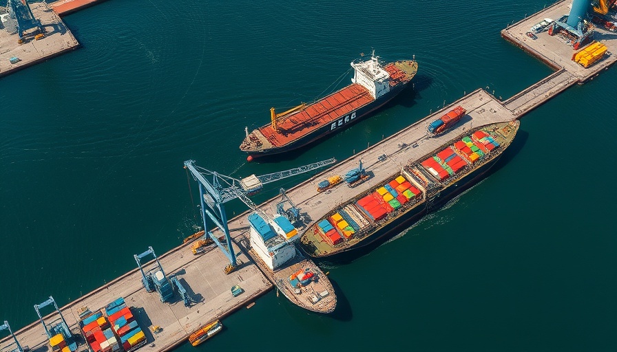 Port Everglades bulkhead replacement with docked cargo ships