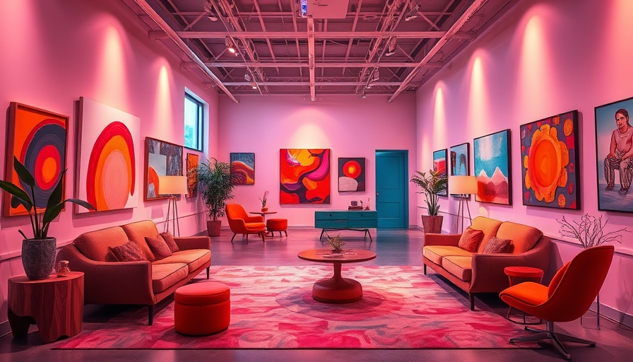 Lumens Gallery Experience with vibrant modern interior decor