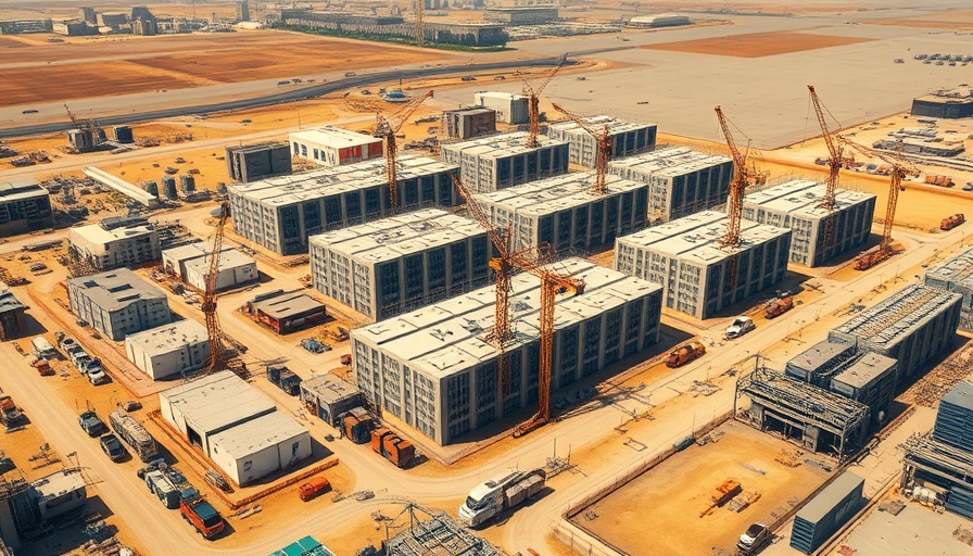 Vast AI data center complex under construction, illustrating expansion.