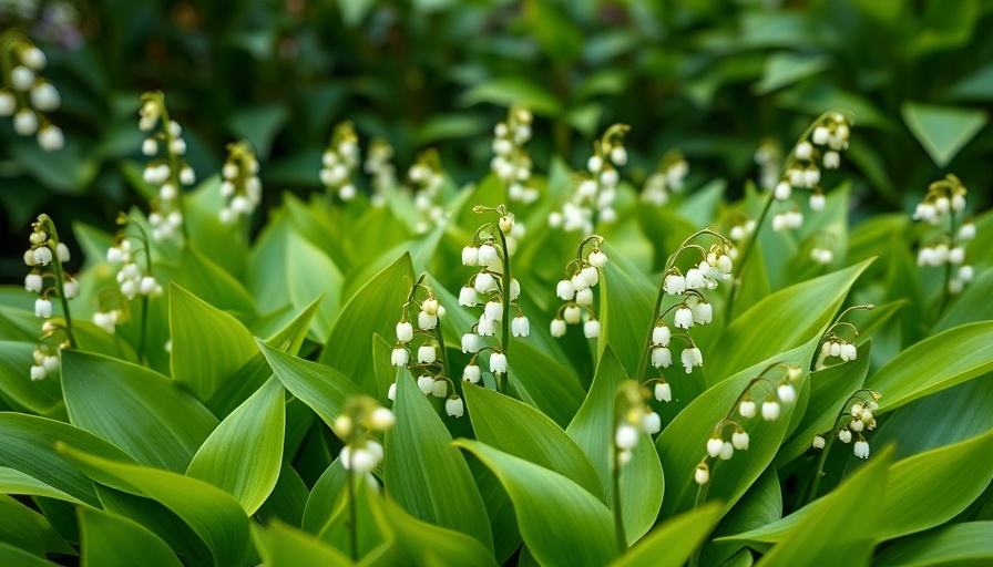 Lily of the valley showcasing invasive plant danger.