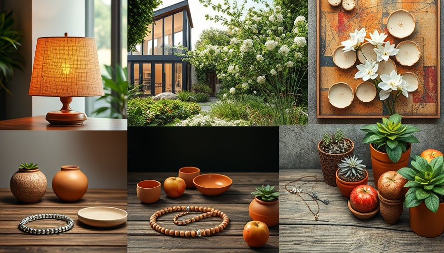 Collage of September design inspirations, featuring diverse objects and elements.
