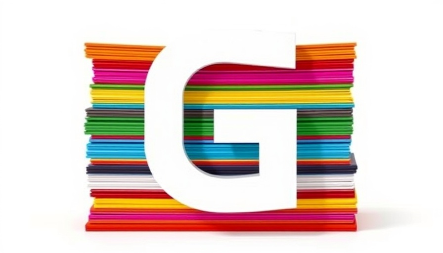 Iconic colorful cards featuring a prominent G