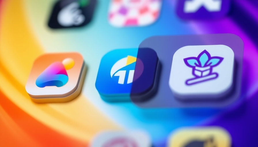 Colorful app icon representing marketing software
