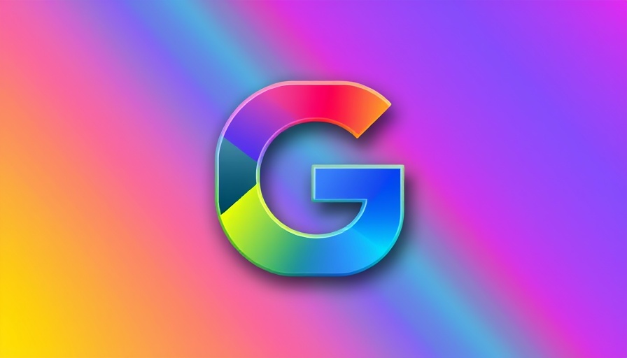 Colorful digital icon representing digital content organization