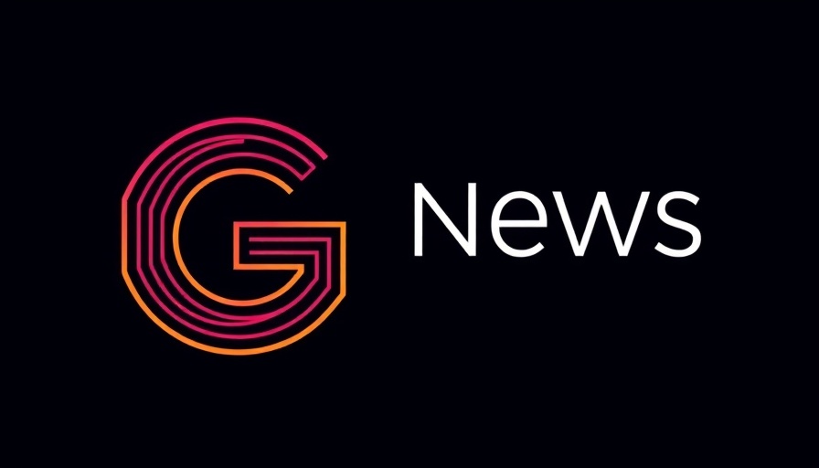 Stylized digital 'G' icon with multicolored layers.